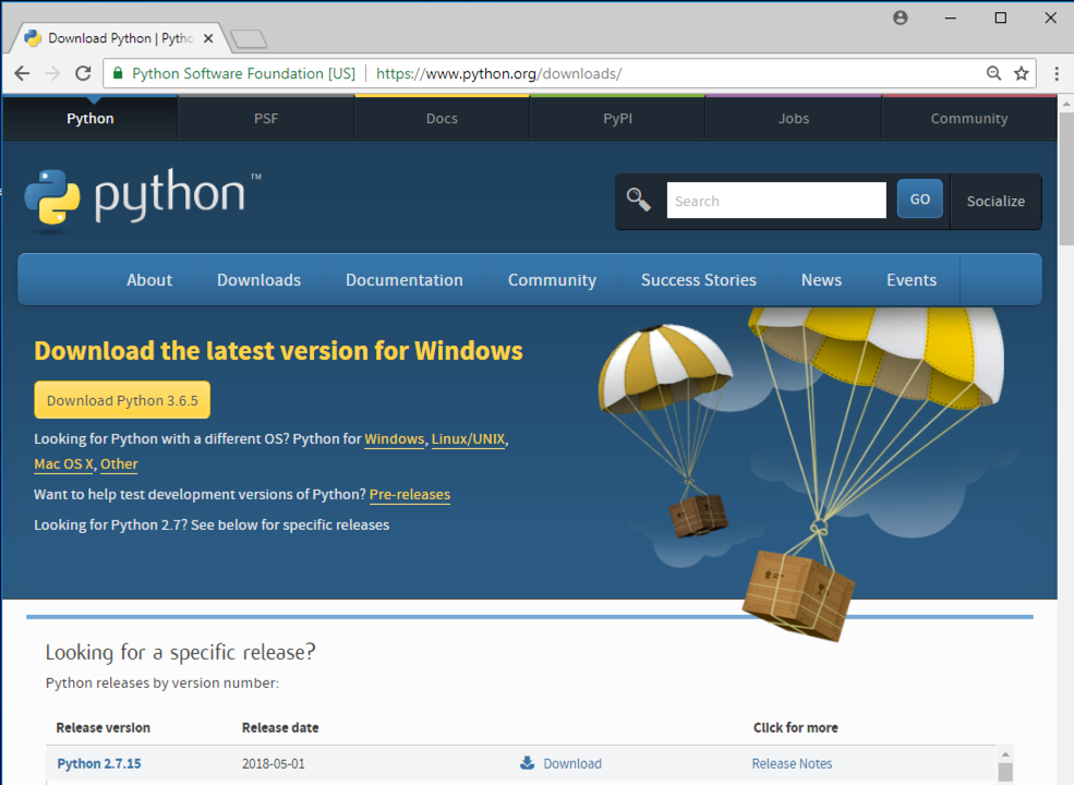 download python 2.7 for windows 10