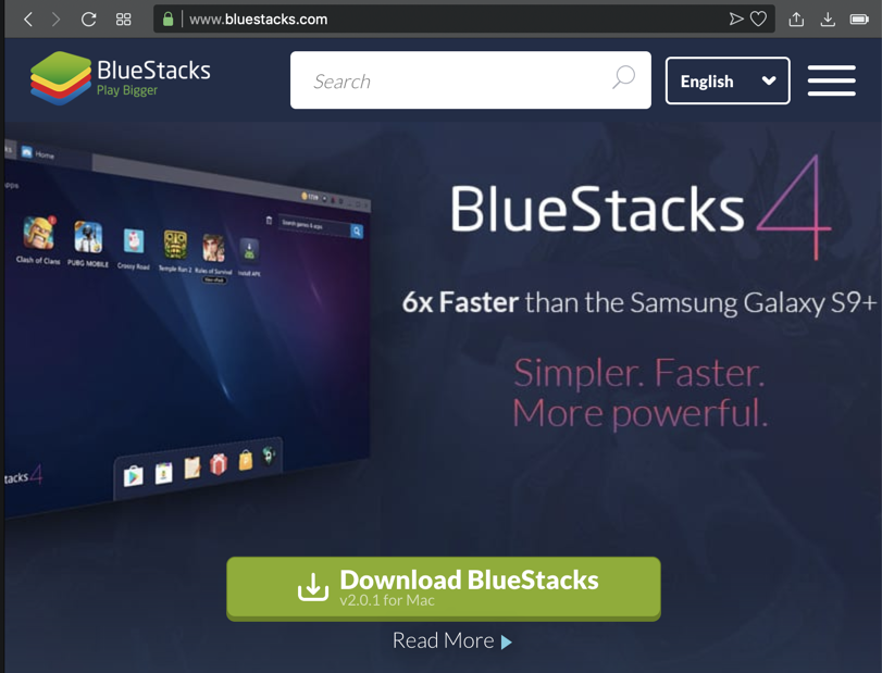 bluestacks android emulator for mac