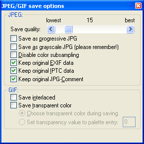 JPEG/GIF Save Options box