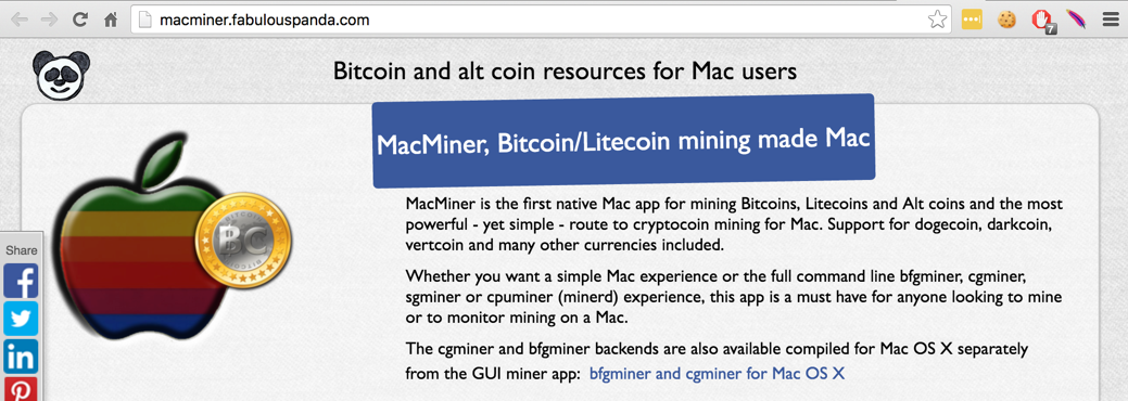 mac litecoin mining